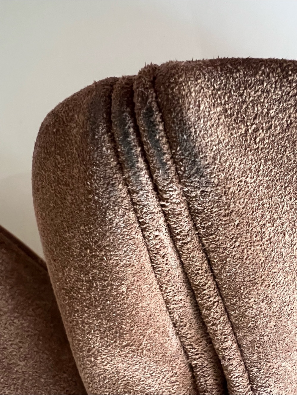 HOME WORK ATELIER Tabi Ballet Flats Suede Brown Minimalist Shoes - Picture 14 of 16